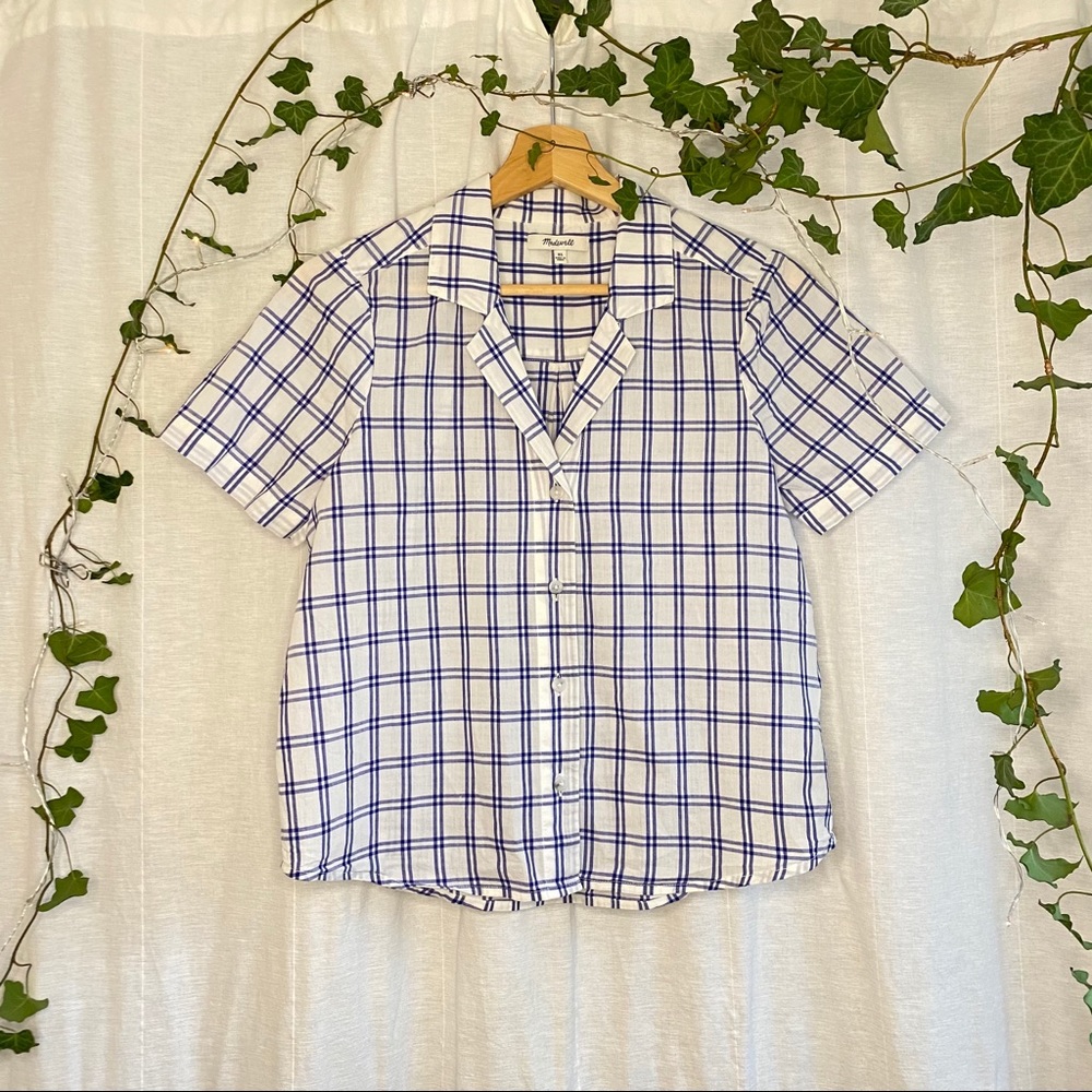 Madewell Camp Shirt in Plaid